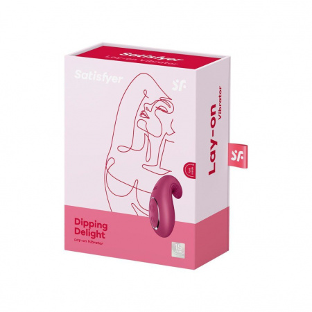 фото Вібратор Satisfyer Dipping Delight Berry
