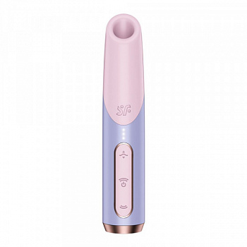 Вакуумний стимулятор Satisfyer Bold Kiss Violet, технологія 3D Air Pulse, 30