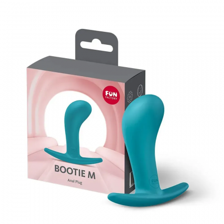 фото Анальна пробка Fun Factory BOOTIE M Aquamarine, діаметр 3,3 см