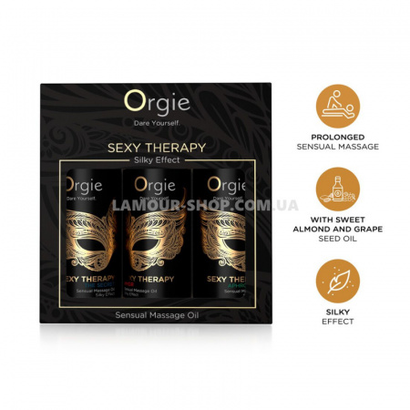 фото Набір масажних олій Orgie – Sexy Therapy Mini Size Collection (3х30 мл)