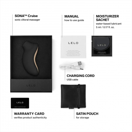 фото Звуковий стимулятор  LELO SONA Cruise Black