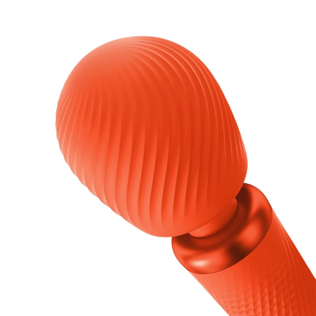 фото Вібромасажер Fun Factory VIM Vibrating Wand sunrise orange, суперпотужний