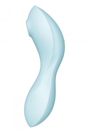 фото Вакуумний стимулятор із вібрацією Satisfyer Curvy Trinity 5 (Blue)