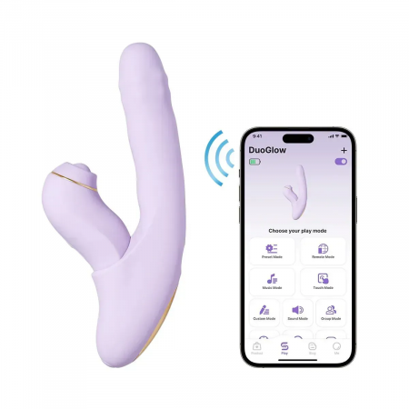 фото Смарт-вібратор 5в1 Svakom DuoGlow, пульсівний вібратор з намистинами