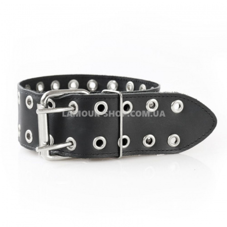 фото Нашийник Art of Sex - Tessa, натуральна шкіра, колір чорний