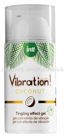 фото Рідкий вібратор Intt Vibration Coconut Vegan (15 мл)