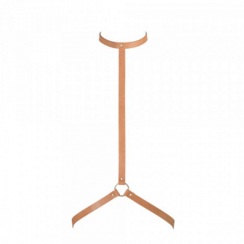 Портупея Bijoux Indiscrets MAZE - I Harness Brown, экокожа