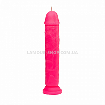 Свічка LOVE FLAME - Dildo Roma PINK Fluor