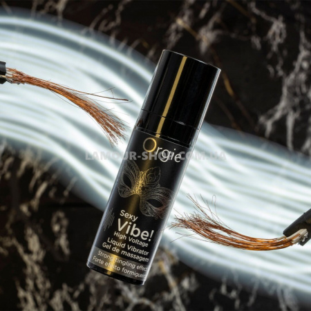 фото Рідкий вібратор Orgie Sexy Vibe! High Voltage, 15 мл, ефект мурашок