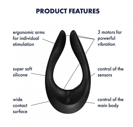 фото Вибратор для пар Satisfyer Endless Joy Black