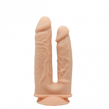 Фаллоимитатор двойной SilexD Double Gusto Flesh (Model 1 size 8" & 7")
