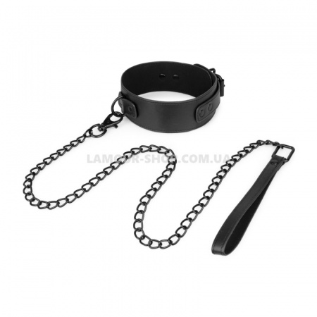 фото Нашийник с повідцем Bedroom Fantasies Collar & Leash