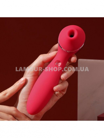 фото Вакуумний вібратор KisToy Polly Plus Red