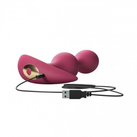 фото Анальний стимулятор гнучкий з вібрацією Love To Love TWINNY BUD Plum