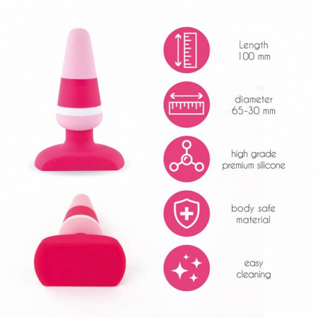 фото Анальна пробка FeelzToys - Plugz Butt Plug Colors Nr. 2