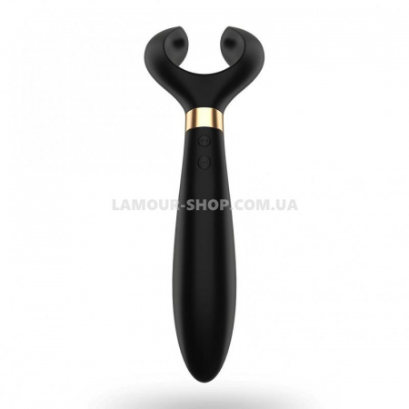 фото Вібратор для пар Satisfyer Endless Fun Black, три мотори, багатофункціональний