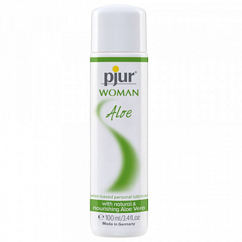 Лубрикант на водній основі pjur Woman Aloe 100 мл з екстрактом алое