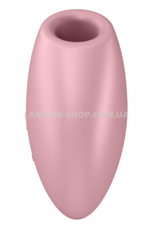 фото Вакуумний стимулятор-серце з вібрацією Satisfyer Cutie Heart Light Red