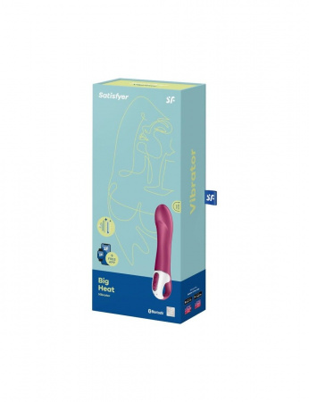 фото Смарт вібратор точки G Satisfyer Big Heat з функцією підігріву