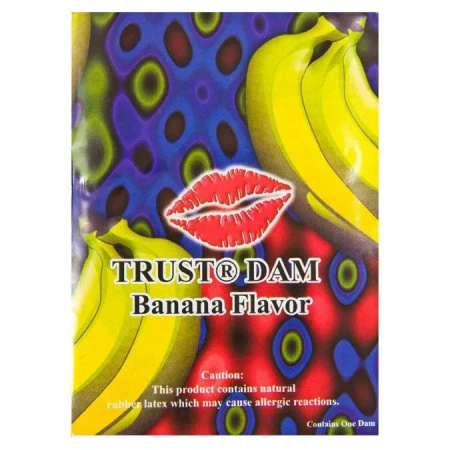 фото Латексна серветка Latex Dental Dams Banana 1 шт
