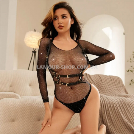 фото Бодістокінг JSY «М’яка Барбара» One Size, портупея