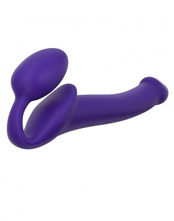 фото Безремінний страпон Strap-On-Me Violet S, повністю регульований, діаметр 2,7 см