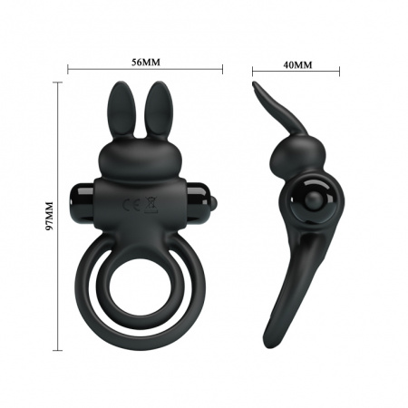 фото Кольцо эрекционное серии Pretty Love " Vibrant penis ring III" 
