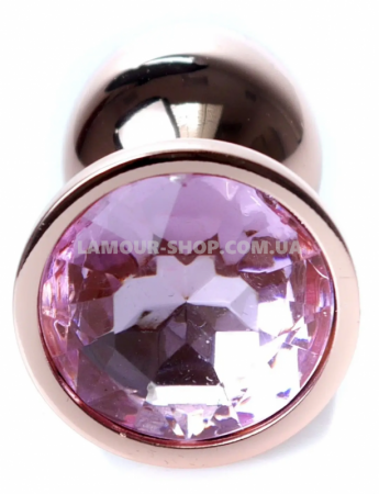 фото Анальний затор Boss Series - Jewellery Red Gold PLUG Rose S