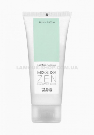фото Лубрикант на водній основі MixGliss ZEN THE BLANC (70 мл) Білий Чай