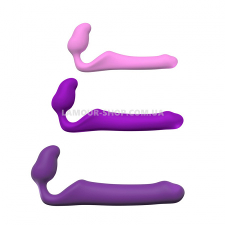 фото Безремінний страпон Adrien Lastic Queens S, регульований вигин