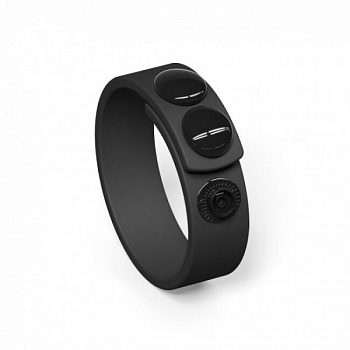 Ерекційне кільце на кнопках Love To Love HERO RING - BLACK ONYX