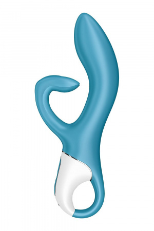 фото Вібратор-кролик із потрійним відростком Satisfyer Embrace me Turquoise