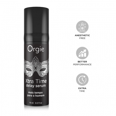 фото Сироватка-пролонгатор Orgie Xtra Time Delay Serum, 15 мл, без анестетиків