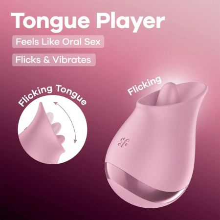 фото Вібростимулятор для клітора Satisfyer Tongue Player