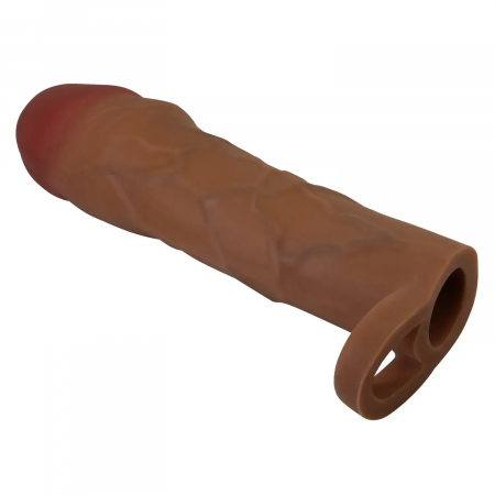 фото Подовжуюча насадка презерватив Pretty Love - Hani 2" Brown