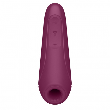 фото Вакуумний кліторальний стимулятор Satisfyer Curvy 1+ Rose Red