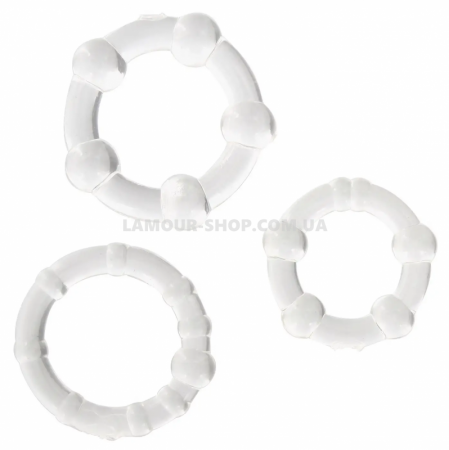 фото Набір ерекційних кілець Stay hard