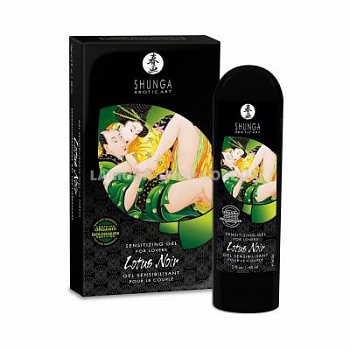 Гель для пар Shunga LOTUS NOIR (60 мл) з вітаміном Е та рослинним гліцерином
