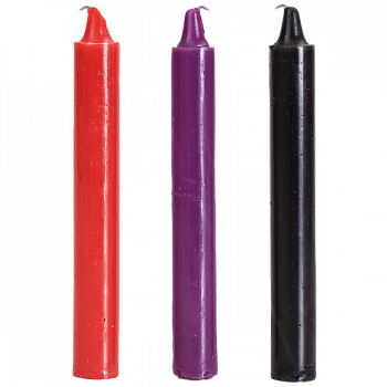Свічки низькотемпературні Johnson Japanese Drip Candles - 3 Pack Multi-Color