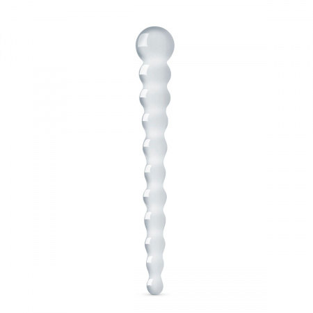 фото Скляний дилдо у вигляді намистин Gildo Glass Dildo No. 20