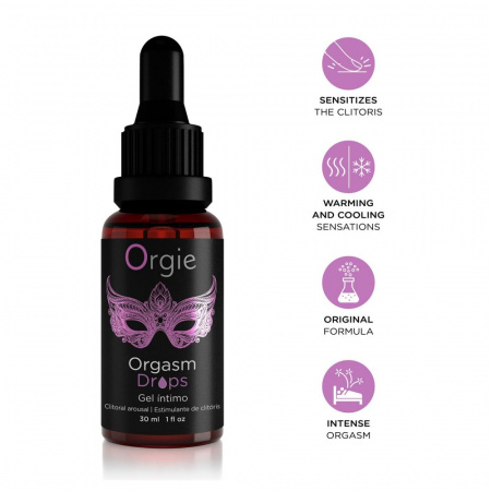 фото Краплі для клітора Orgie Orgasm Drops, 30 мл