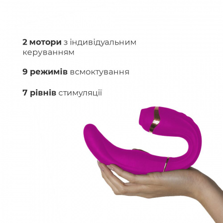 фото Пульсатор із вакуумною стимуляцією клітора Adrien Lastic My G (Pink)