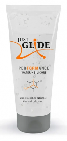 фото Гібридний гель-лубрикант Just Glide Performance, 200 ml