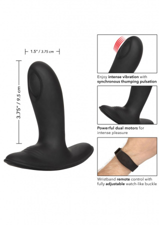 фото Анальный вибратор Wristband Remote Pulsing Probe