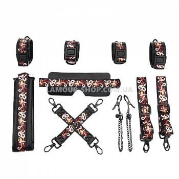 БДСМ-набір  LOCKINK The Flowering Serpent - Bondage Set, 7 шт.