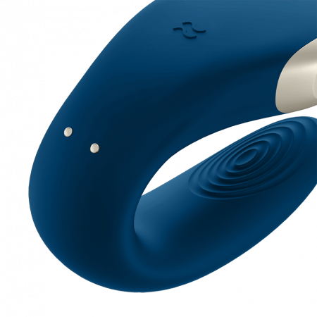 фото Смарт-вібратор для пар Satisfyer Double Love (Blue)