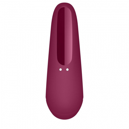 фото Вакуумний кліторальний стимулятор Satisfyer Curvy 1+ Rose Red