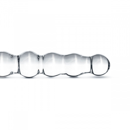 фото Скляний дилдо у вигляді намистин Gildo Glass Dildo No. 19