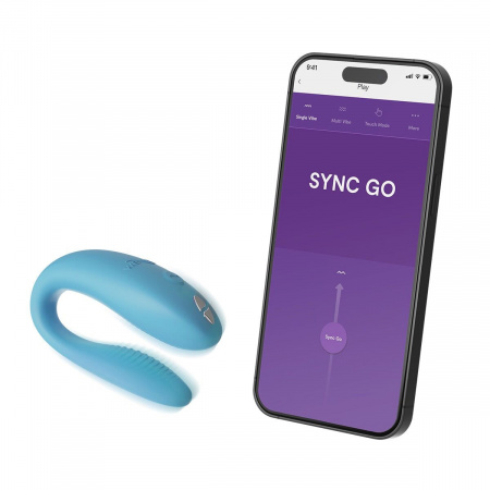фото Смарт-вібратор для пар We-Vibe Sync GO Turquoise
