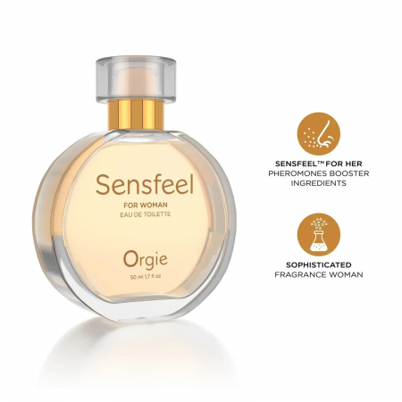 фото Парфуми з феромонами  Orgie – Sensfeel for Woman (50 мл), квітково-фруктовий